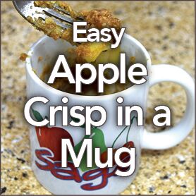 Apple Crisp in a Mug