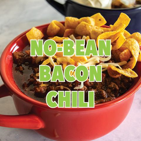 No Bean Bacon Chili