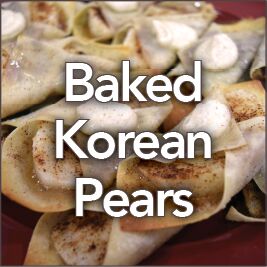 Baked Korean Pears