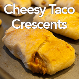 Cheesy Taco Crescents