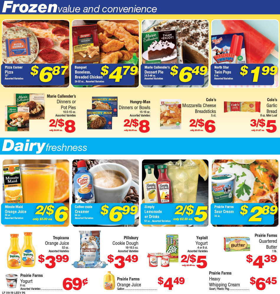 Leevers Foods - for Store 419695