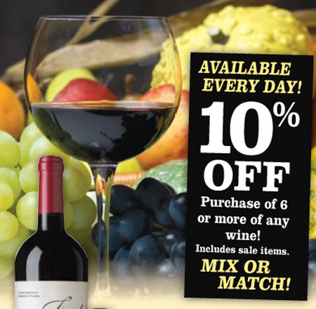 Picture of Wine 10% Off