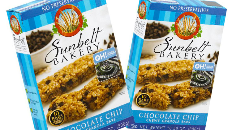 Picture of Sunbelt Bakery Granola Bars or Fruit & Grain Bars