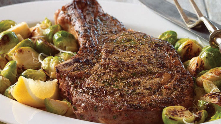 Picture of Bone-In Beef Prime Rib Roast or Ribeye Steak