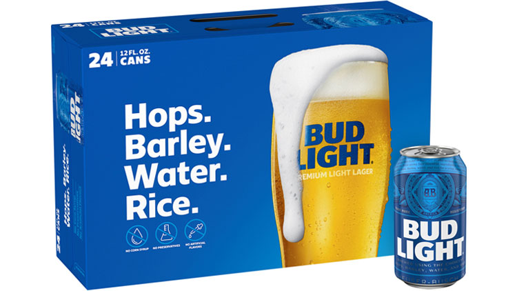 Picture of Budweiser or Bud Light Beer