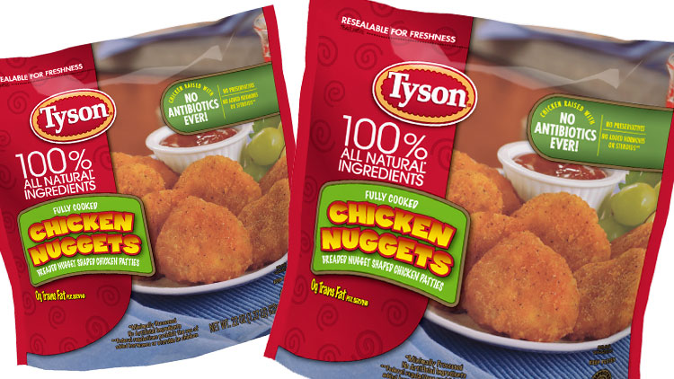 Picture of Tyson Breaded or Battered Chicken, Country Fried Steak or Steak Fingers
