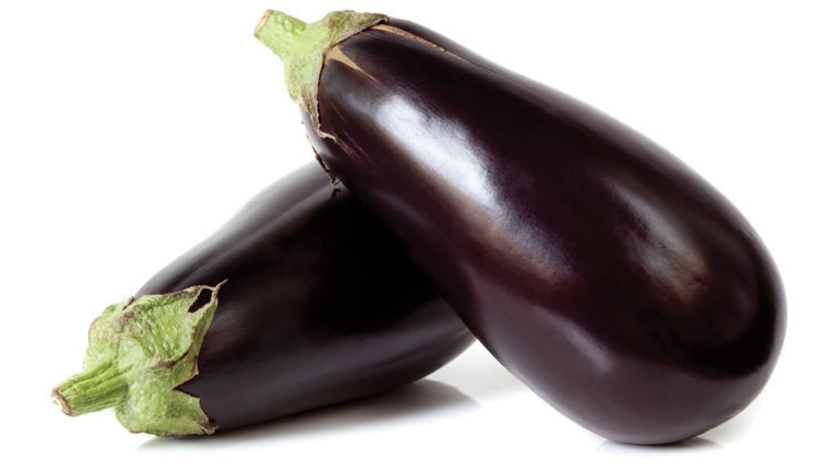 Picture of Eggplant or Yellow, Orange or Red Bell Peppers