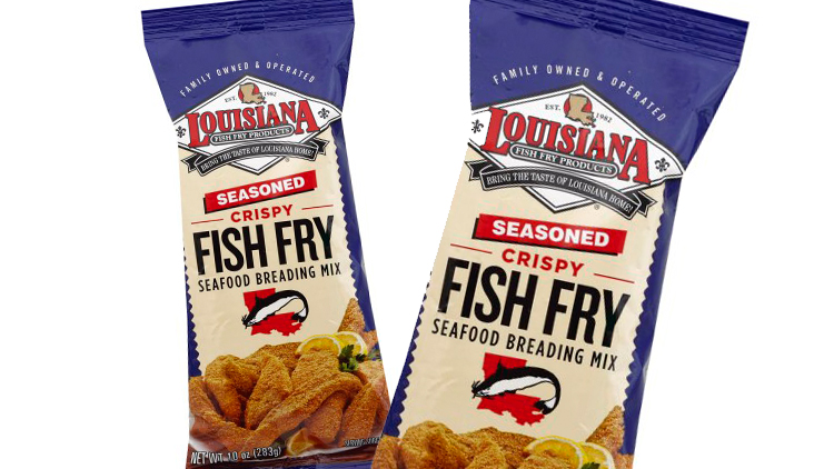 Picture of Louisiana Seasoned Crispy Fish Fry Seafood Breading Mix