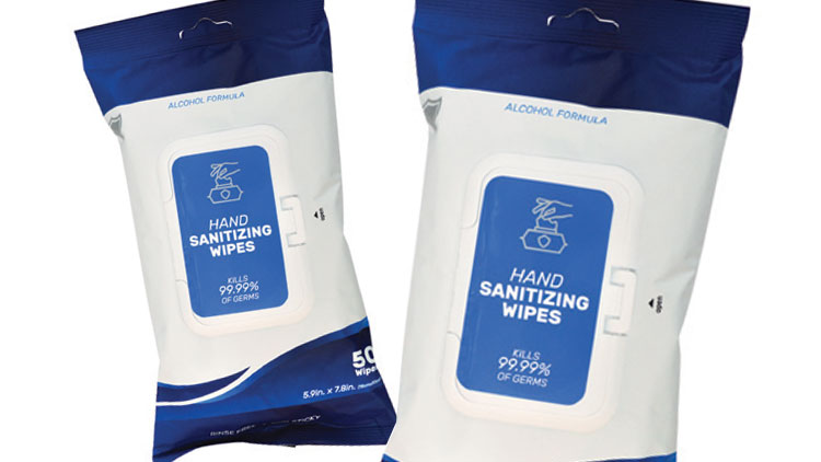 Picture of Hand Sanitizing Wipes