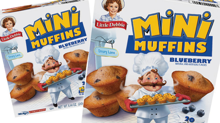Picture of Little Debbie Mini Muffins or Mini Brownies