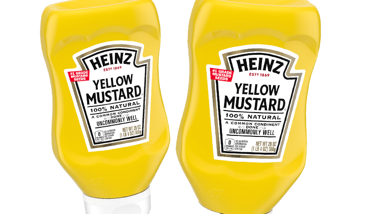 Picture of Heinz Tomato Ketchup or Yellow Mustard