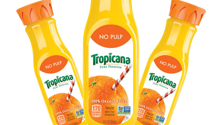 Picture of Tropicana Orange Juice or Apple Juice