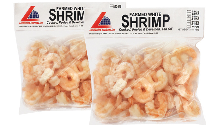 Picture of Landlocked Seafoods Tail-Off Cooked Shrimp