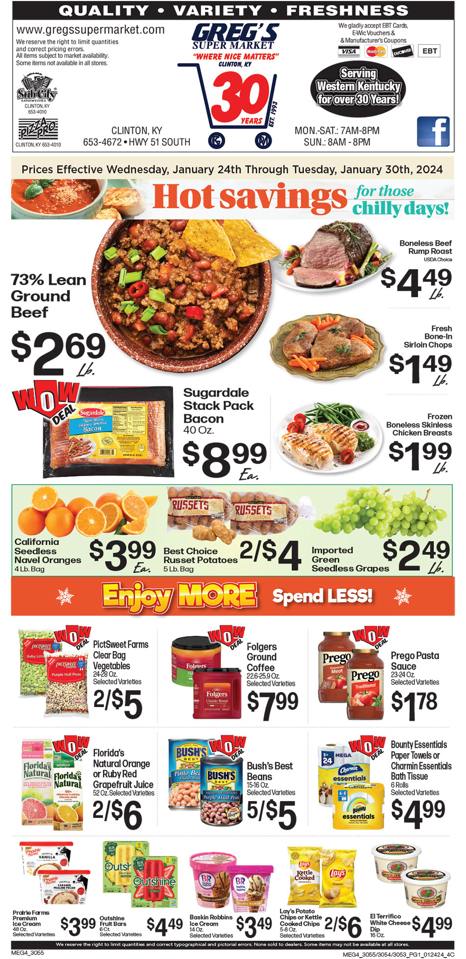 Greg's Supermarket for Store 3036