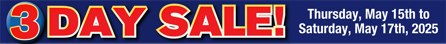 3 Day Sale