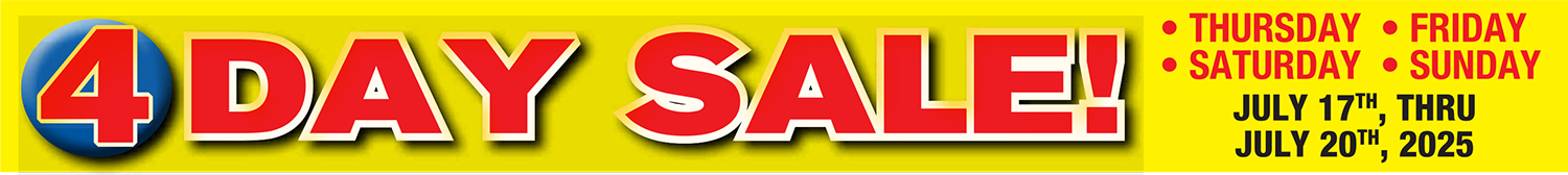 4 Day Sale
