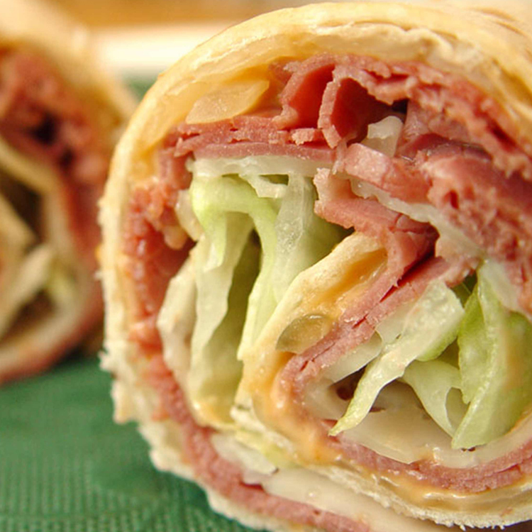 Picture of Hot Corned Beef Wraps