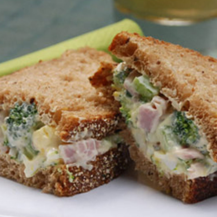 Picture of Ham and Egg Salad Sandwich