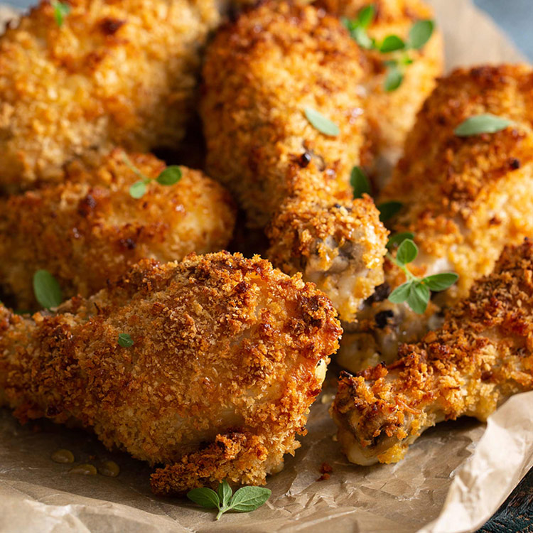 Picture of Oven Fried Drumsticks