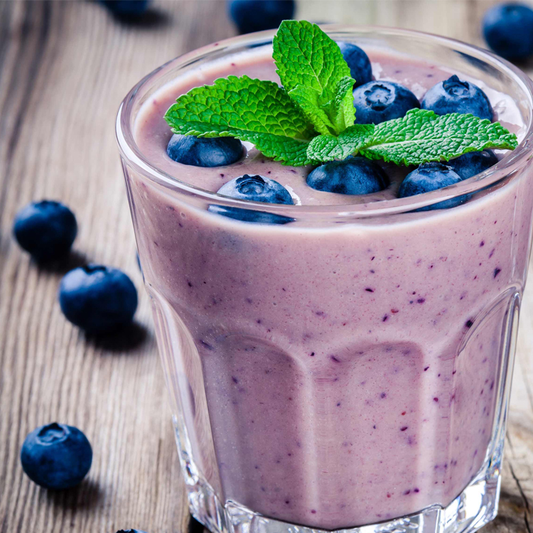 Picture of Peachy Blueberry Pineapple Smoothie