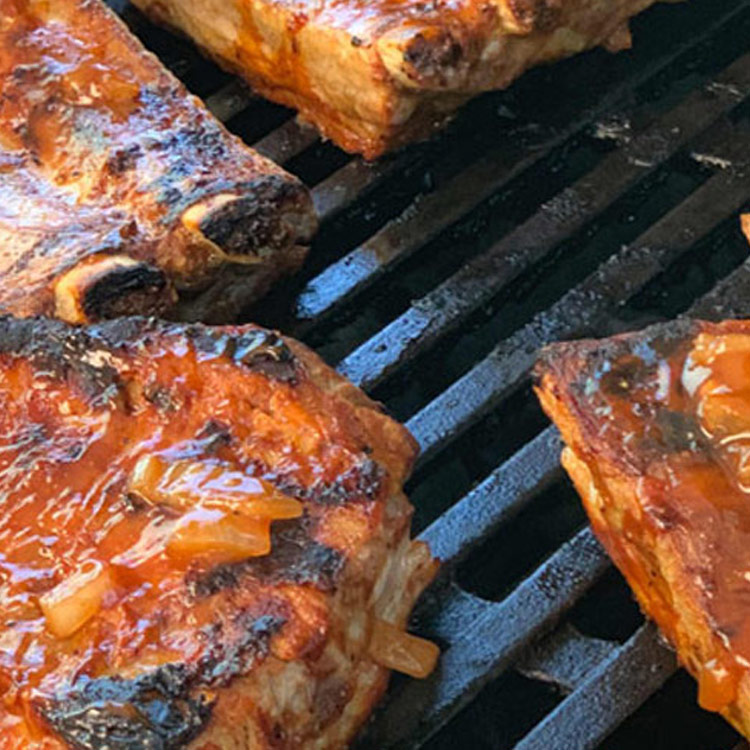 Picture of Grilled Barbecue Spareribs