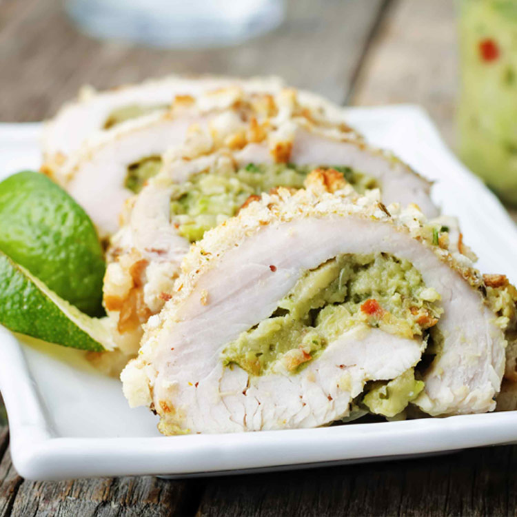 Picture of Guacamole Stuffed Chicken