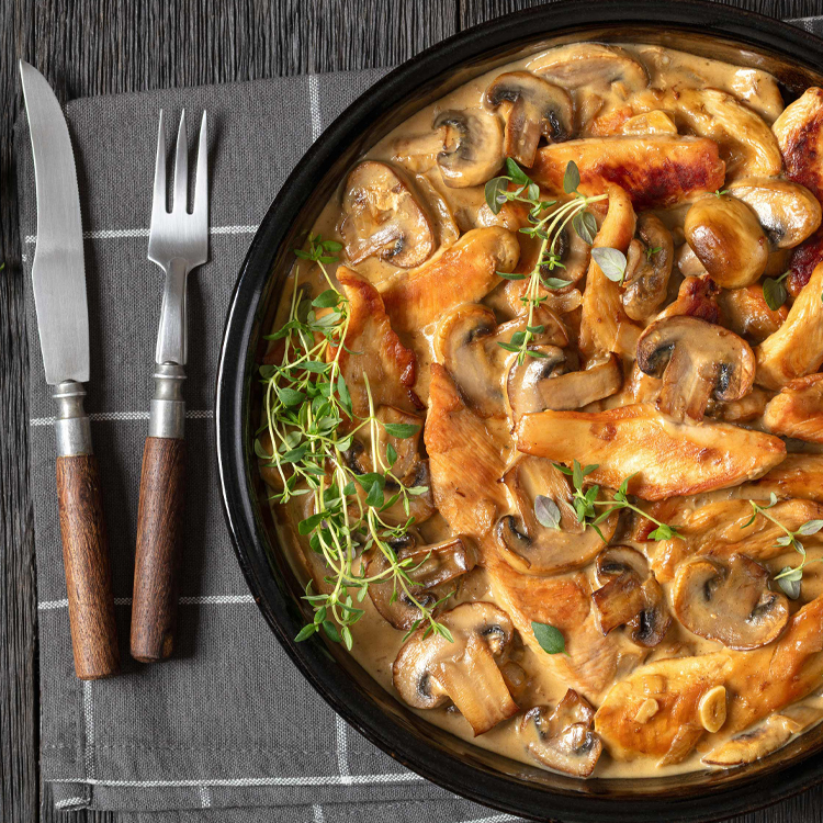 Picture of Chicken Stroganoff For Two