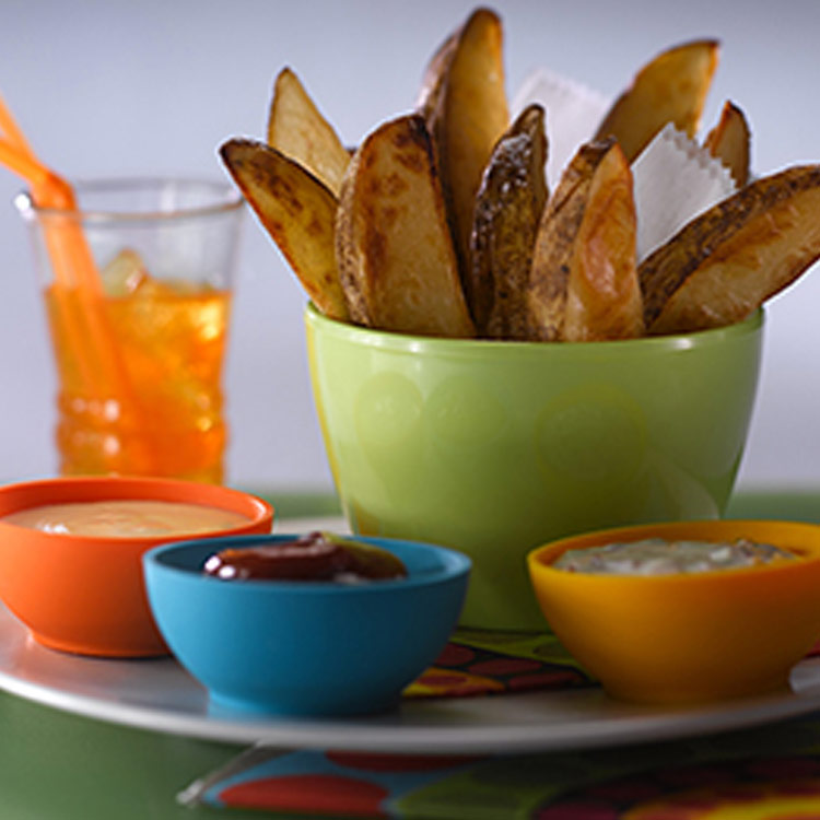 Picture of Baked Idaho Potato Fries and Kid-Friendly Dipping Sauces