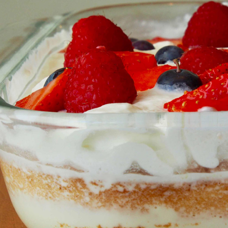 Picture of Tres Leches Cake with Berries