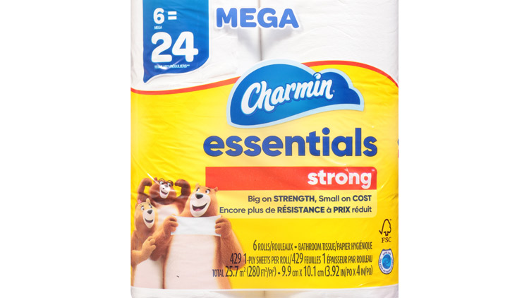 Picture of Charmin Essentials Bath Tissue or Bounty Essentials Paper Towels