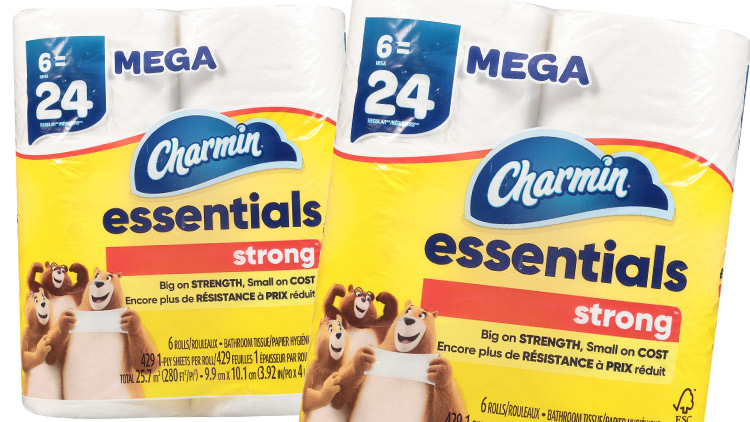 Picture of Bounty Essentials Paper Towels or Charmin Essentials Bath Tissue