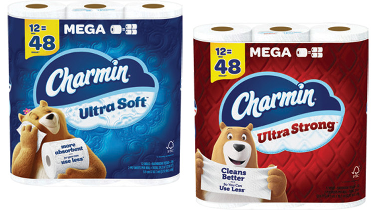 Picture of Charmin Bath Tissue or Bounty Paper Towels