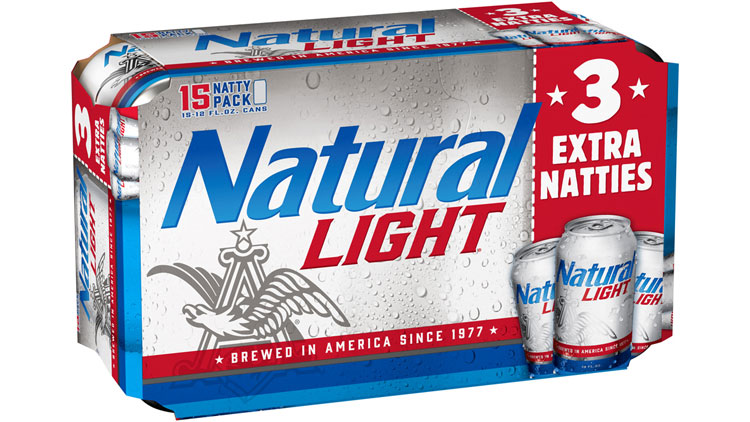 Picture of Natural Light, Natural Ice or Keystone Light