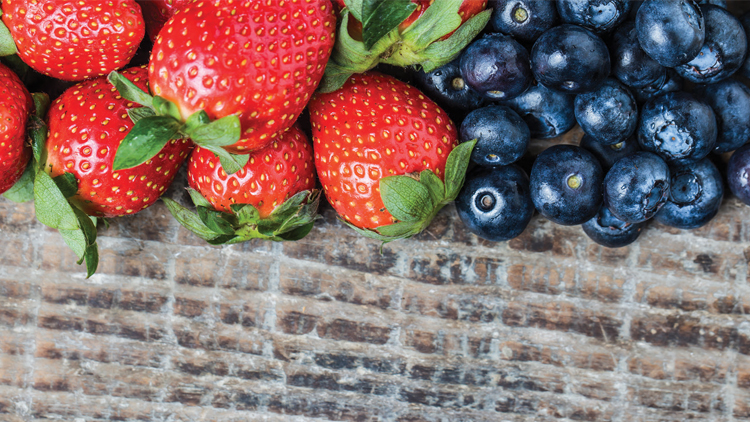 Picture of Red Ripe Strawberries or Blueberries
