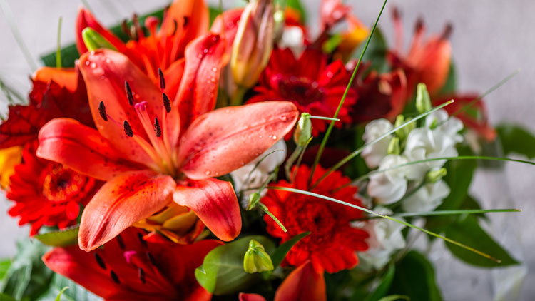 Picture of Sunset Blooms Bouquets