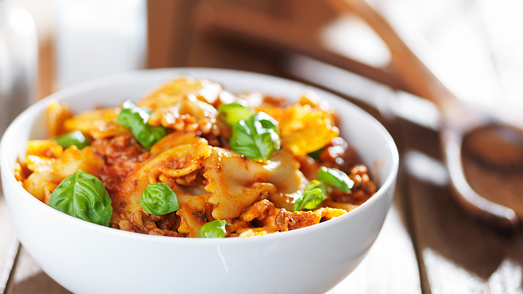 Picture of Bacon Bowtie Pasta