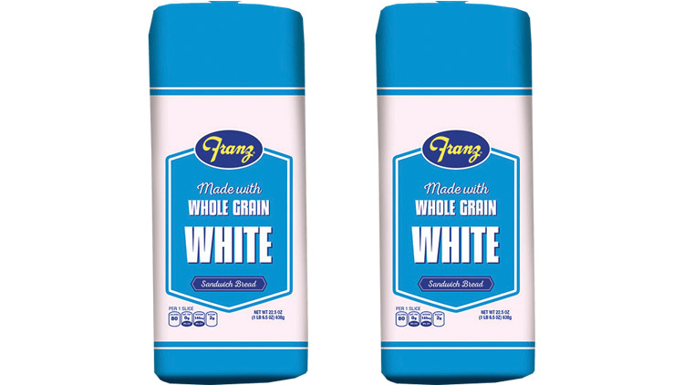 Picture of Franz Whole Grain White or Honey Wheat Bread