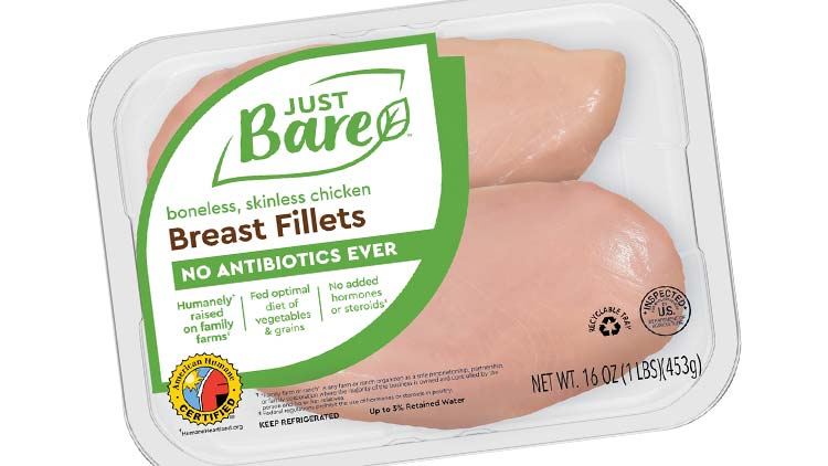 Picture of Just Bare Boneless Skinless Chicken Breasts