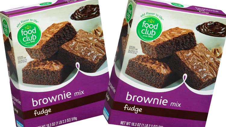 Picture of Food Club Brownie Mix or Food Club Evaporated Milk