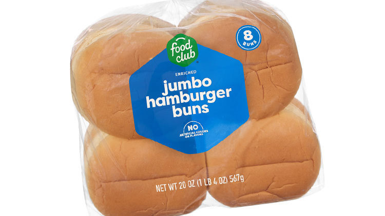 Picture of Food Club Jumbo Hamburger Buns