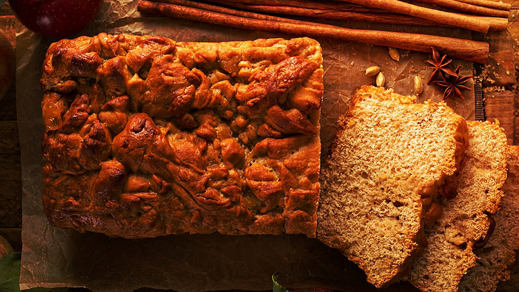 Picture of Simple Joys Apple Caramel Sliced Loaf Cake