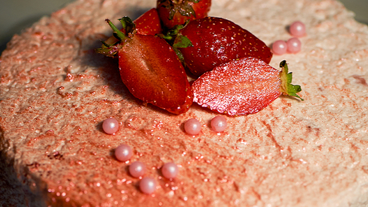 Picture of Triple Layer Strawberry Cake