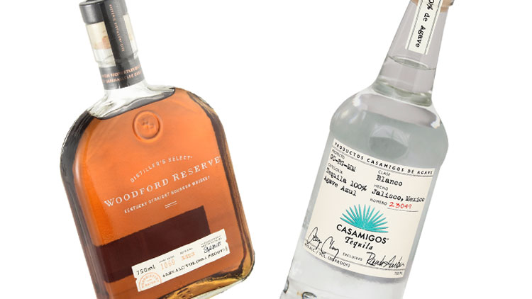 Picture of Woodford Reserve Bourbon or Casamigo's Tequila