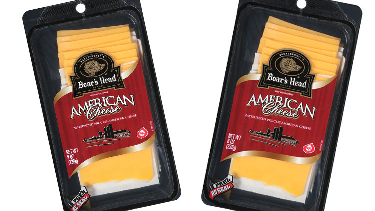 Picture of Boar's Head Yellow American Cheese
