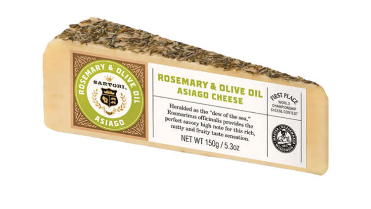 Picture of Sartori Rosemary & Olive Oil Asiago Cheese
