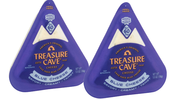 Picture of Treasure Cave Blue Cheese or Gorgonzola Cheese Wedge