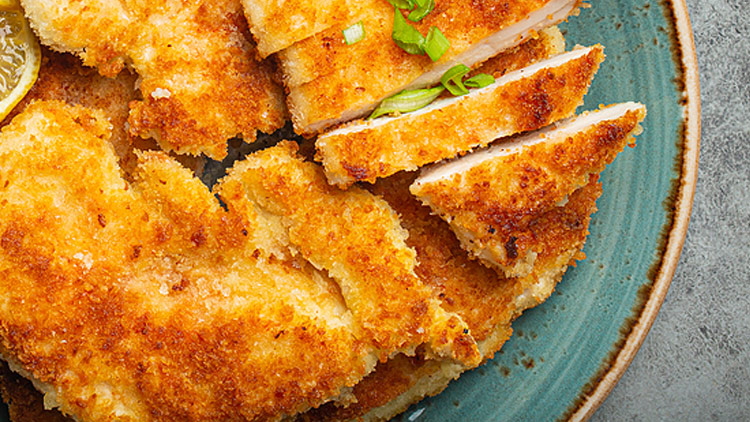 Picture of Fully Cooked Breaded Chicken Tenders or Breast Fillets