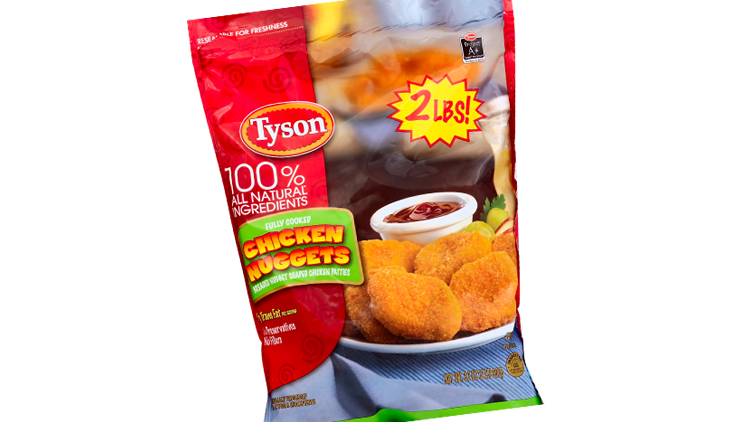 Picture of Tyson Chicken Nuggets, Tenders or Patties