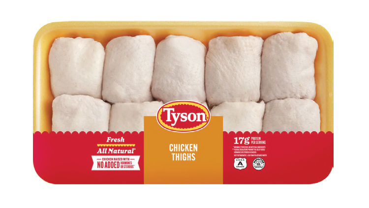 Picture of Tyson Fresh All Natural Thighs