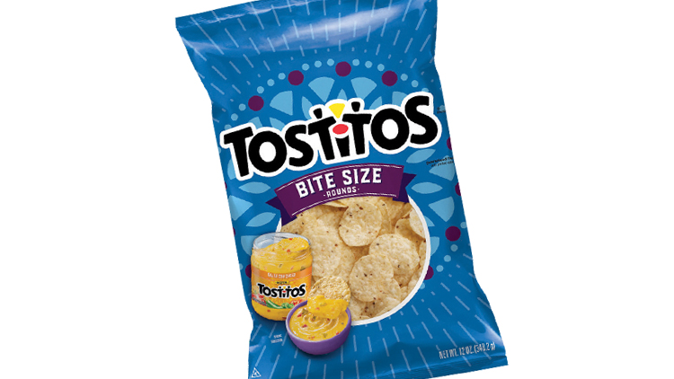 Tostitos Bite Sized Rounds Tortilla Chips, 1 Ounce (Pack of 40)